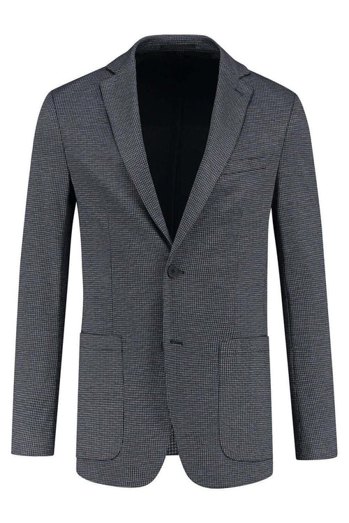 Colbert pied-de-poule navy