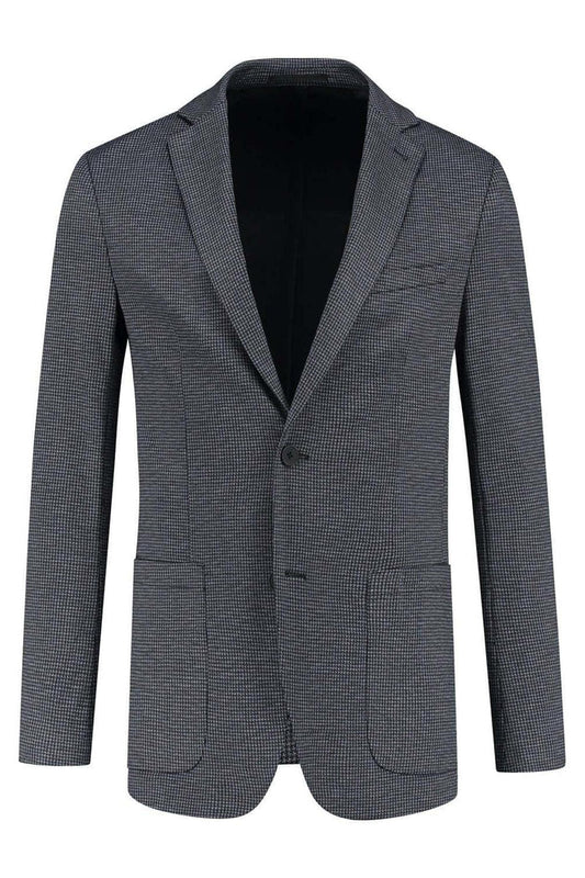 Colbert pied-de-poule navy