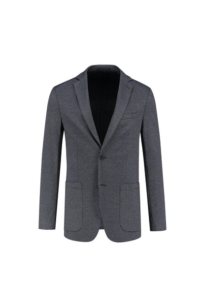 Colbert pied-de-poule navy