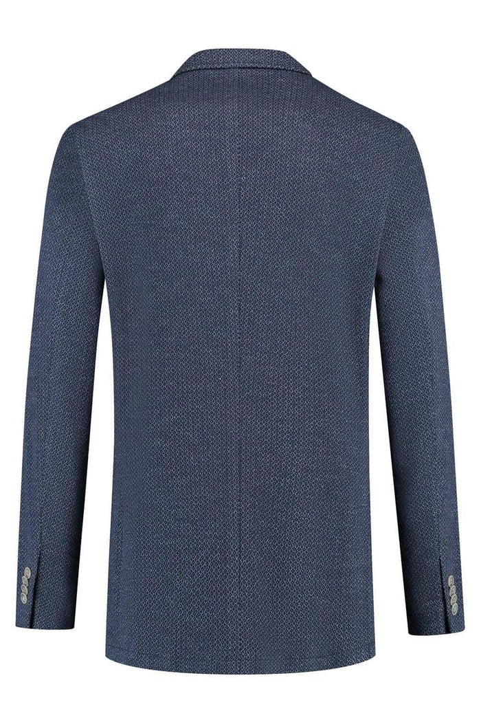 Colbert print blauw