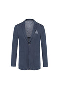Colbert print blauw