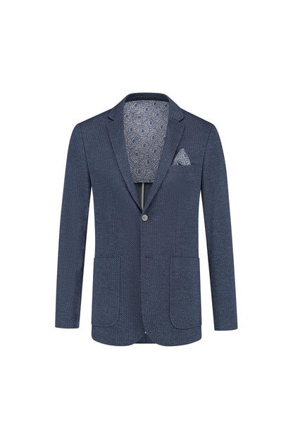 Colbert print blauw