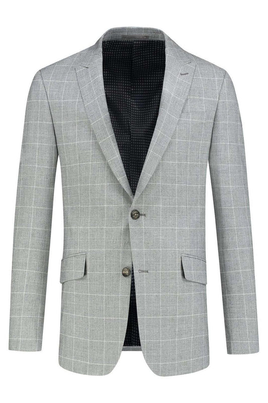Colbert ruit lichtgrijs