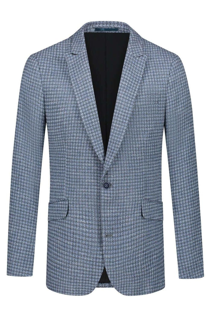 Colbert ruitstructuur blauw
