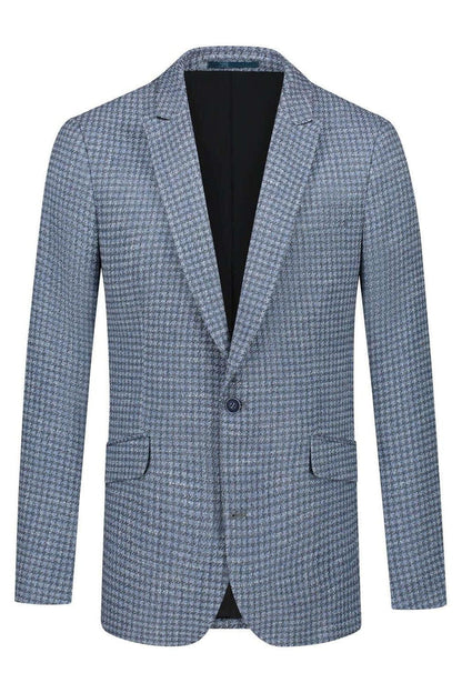Colbert ruitstructuur blauw