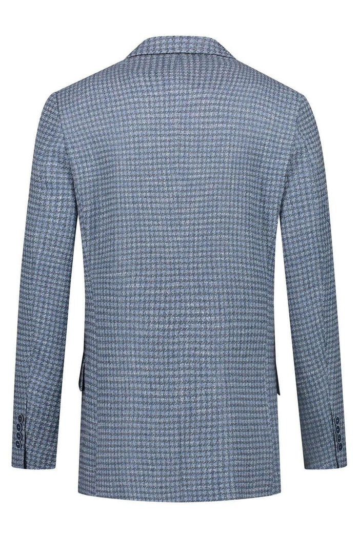 Colbert ruitstructuur blauw