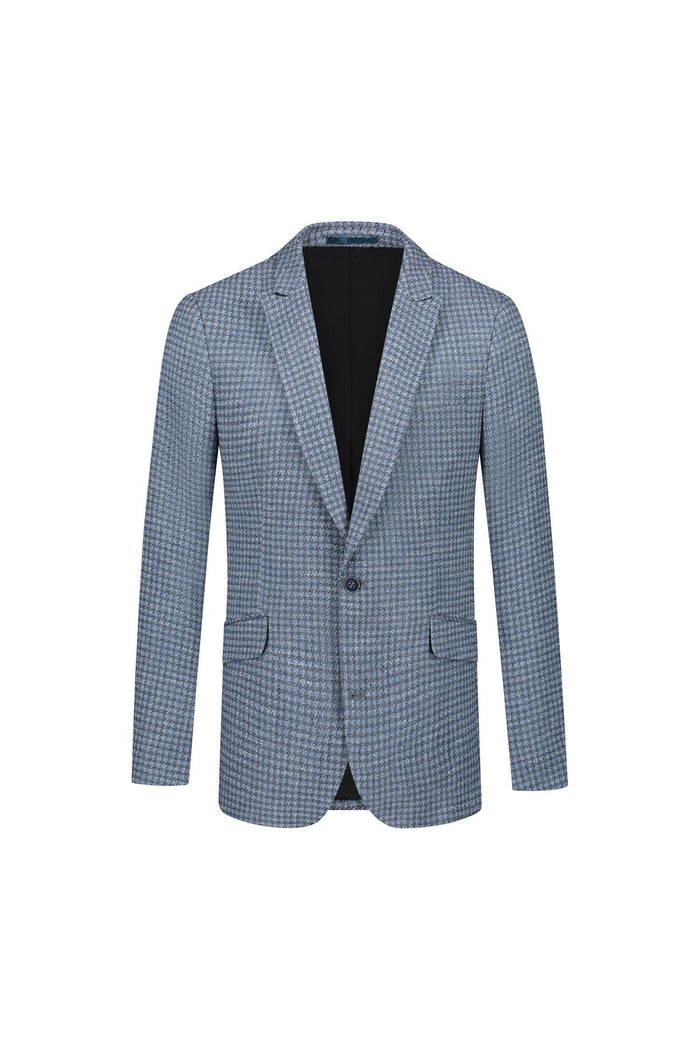 Colbert ruitstructuur blauw