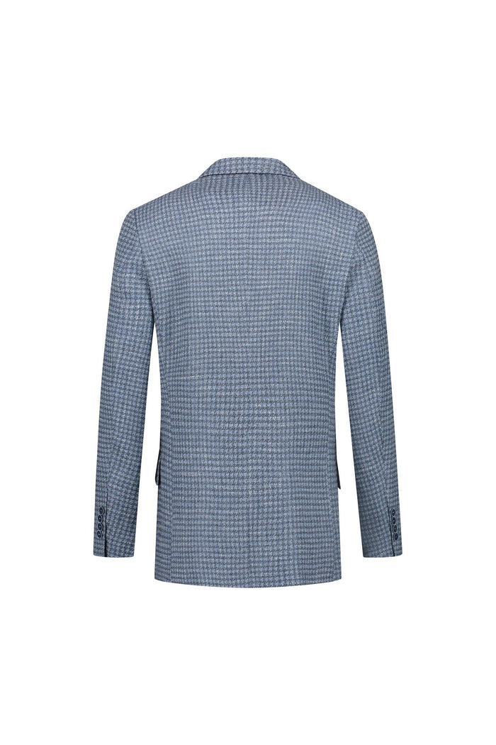 Colbert ruitstructuur blauw
