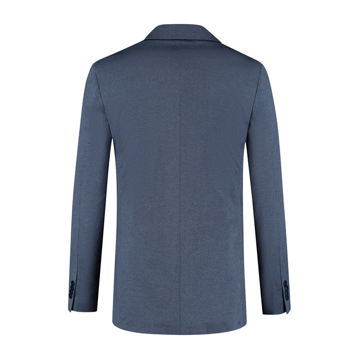 Colbert stretch birdseye blauw
