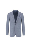 Colbert structuur steenblauw