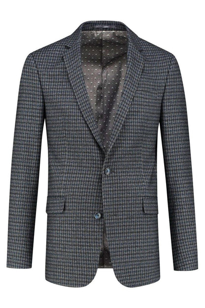 Colbert tweedlook ruit grijs