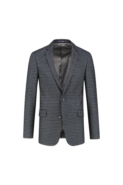 Colbert tweedlook ruit grijs