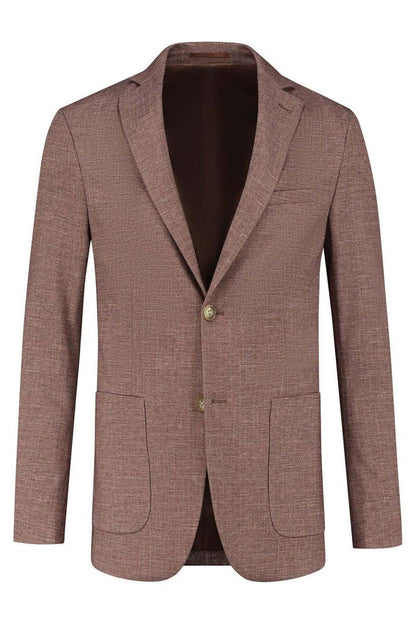 Colbert uni melange roodbruin