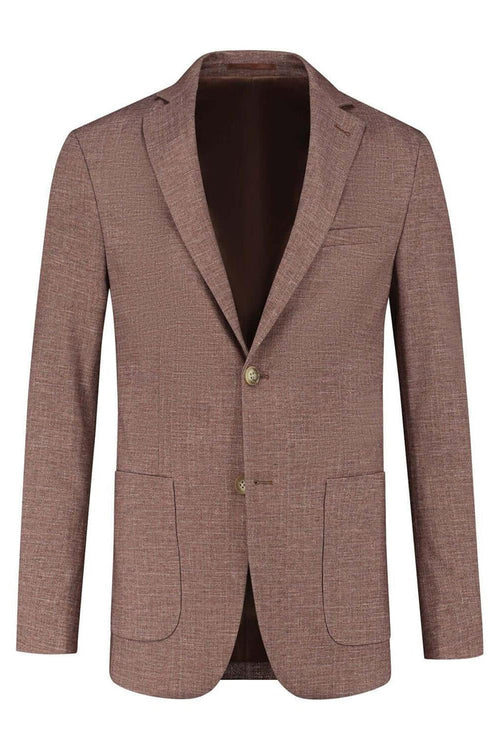 Colbert uni melange roodbruin