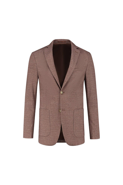 Colbert uni melange roodbruin