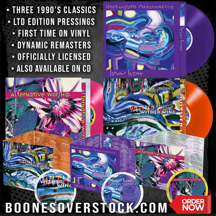 COLLECTOR'S BUDGET BUNDLE: (2) BROW BEAT + (1) ALTERNATIVE WORSHIP 3-VINYL/3-CD **Save TONS!