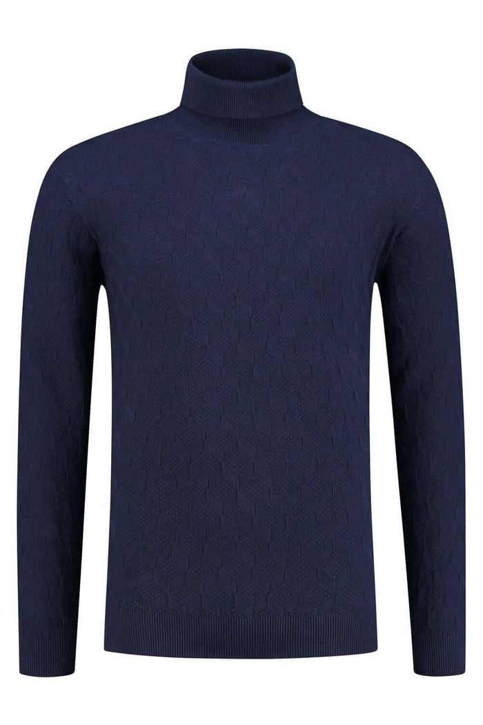 Coltrui jacquard blauw