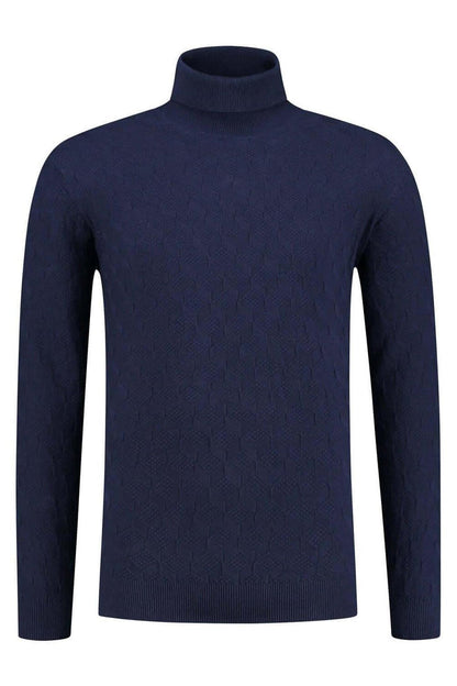 Coltrui jacquard blauw