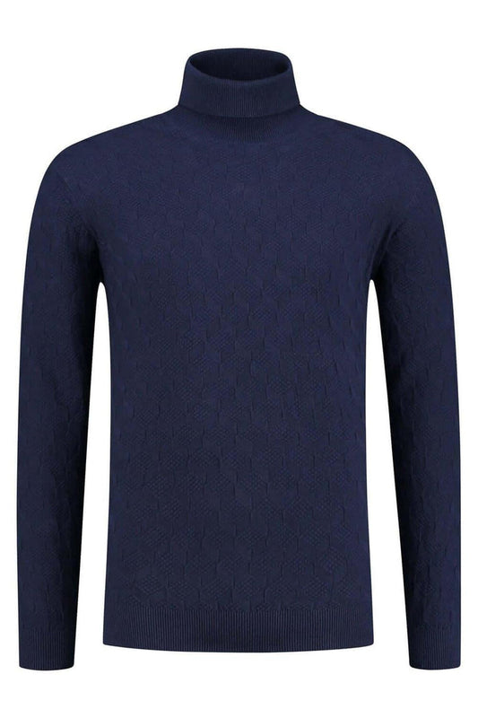 Coltrui jacquard blauw