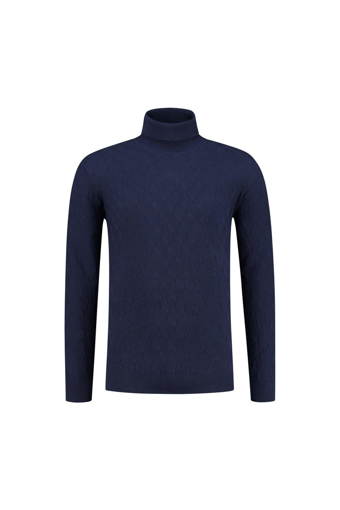 Coltrui jacquard blauw
