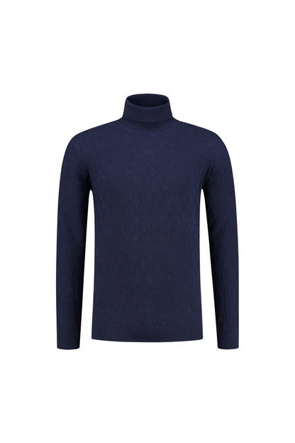 Coltrui jacquard blauw