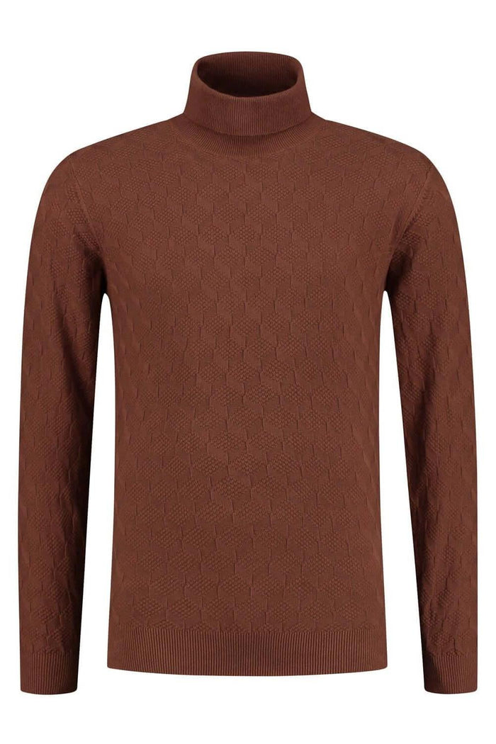 Coltrui jacquard brique