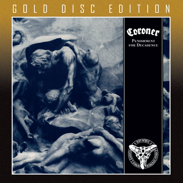 CORONER- PUNISHMENT FOR DECADENCE + Collector Card (*GOLD MAX CD, 2022, Brutal Planet) elite Swiss Thrash Metal