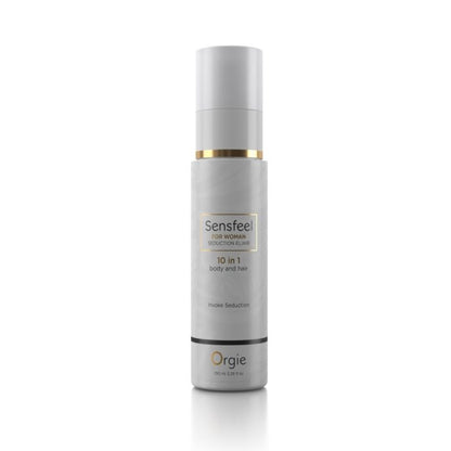 Crema cu feromoni Orgie SensFeel for Woman Seduction Elixir, afrodisiac 10 in 1 pentru par si corp femei, 100 ml