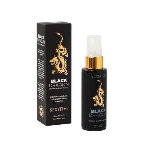 Cremă intimă pentru cupluri SEXITIVE Black Dragon, pentru erecții puternice și intensificare orgasm feminin, 50 ml