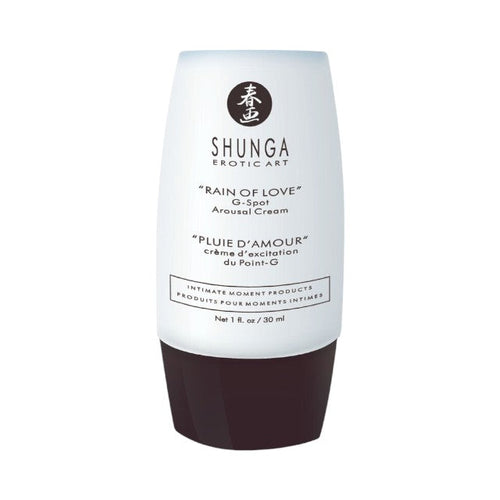 Cremă intimă SHUNGA Rain of Love, pentru stimularea punctului G, manual cu instrucțiuni inclus, 30 ml