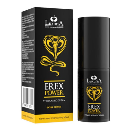 Cremă LUXURIA Erex Power Stimulating Cream, pentru erecții puternice și de durată, efect rapid, 30 ml