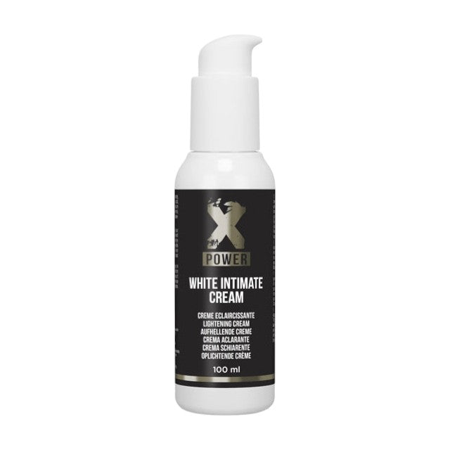 Cremă XPOWER White Intimate Cream, pentru albirea zonelor intime, cu unt de shea și ulei de migdale, 100 ml