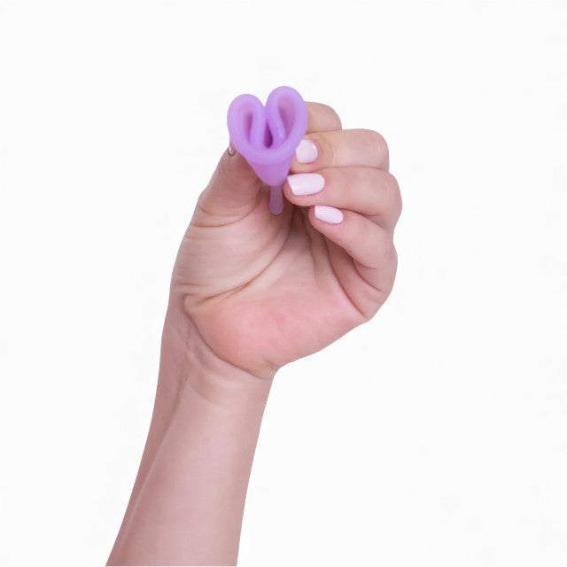 Cupe menstruale FEMI.EKO®, din silicon medical, protecție până la 12 ore, mărime S, mov