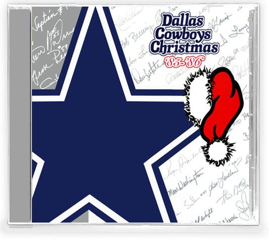 DALLAS COWBOYS CHRISTMAS '85-'86 + Tony Dorsett trading card) (CD, 2020) **Cracked Case