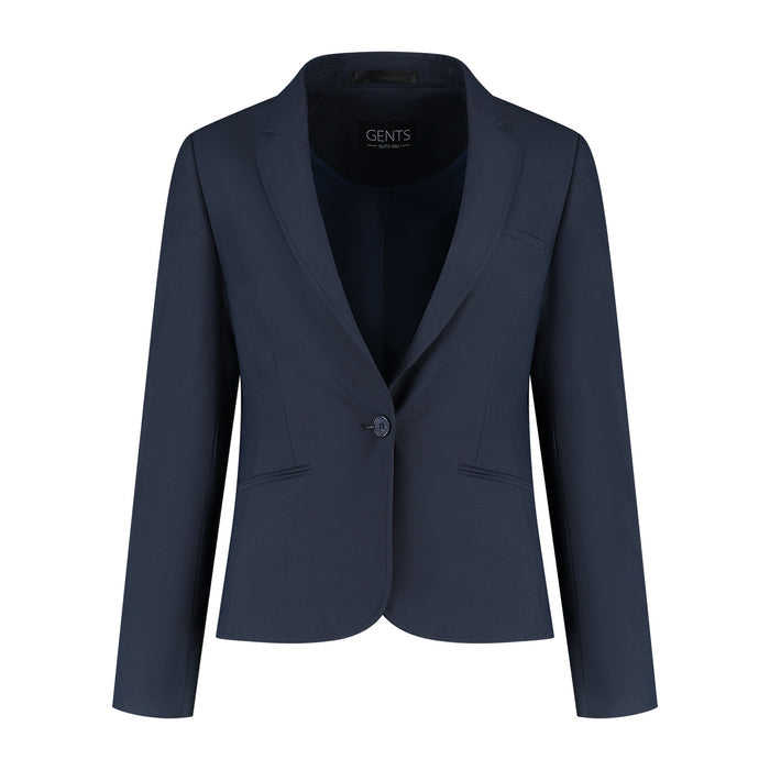 Damesblazer comfort stretch blauw