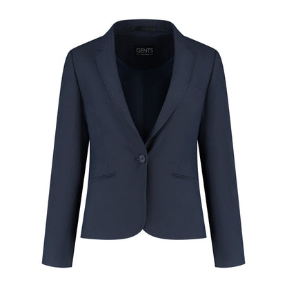 Damesblazer comfort stretch blauw