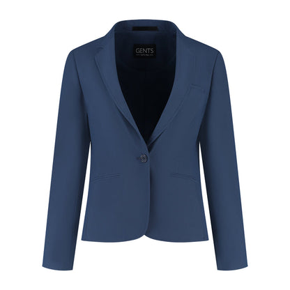 Damesblazer comfort stretch royalblue