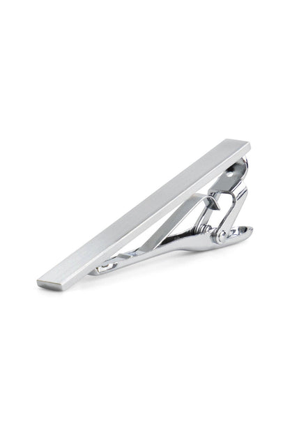 Dasspeld zilverkleur, strakke en stevige zilverkleurige stalen dasspeld voor een moderne uitstraling.