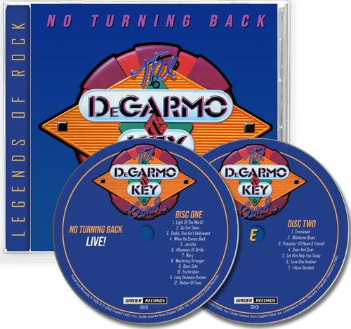 DeGarmo and Key - No Turning Back Live (Double Disc CD) 2022 Remastered *Last Copies