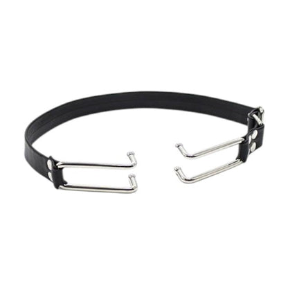 Deschizător de gură TOYZ4LOVERS Fetish Art Mouth Spreader, pentru jocuri erotice BDSM, negru cu argintiu (00904294)