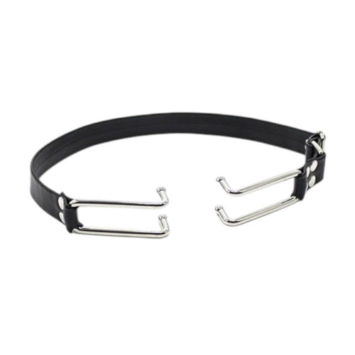 Deschizător de gură TOYZ4LOVERS Fetish Art Mouth Spreader, pentru jocuri erotice BDSM, negru cu argintiu (00904294)
