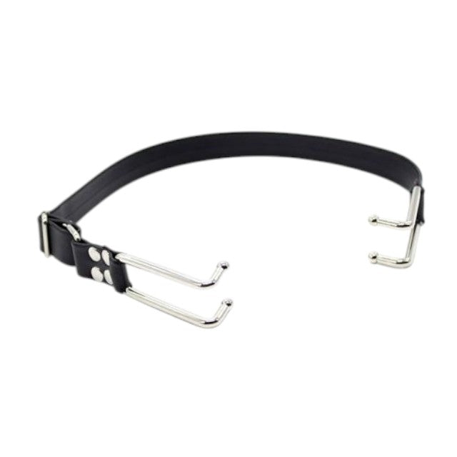 Deschizător de gură TOYZ4LOVERS Fetish Art Mouth Spreader, pentru jocuri erotice BDSM, negru cu argintiu (00904294)