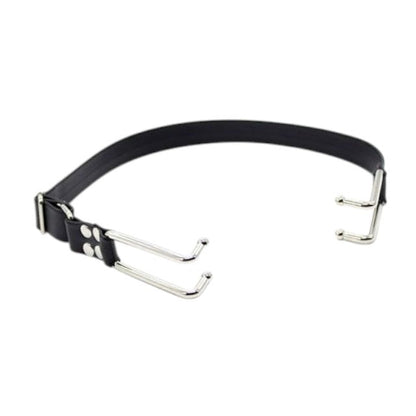 Deschizător de gură TOYZ4LOVERS Fetish Art Mouth Spreader, pentru jocuri erotice BDSM, negru cu argintiu (00904294)