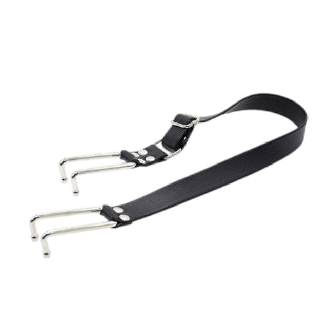 Deschizător de gură TOYZ4LOVERS Fetish Art Mouth Spreader, pentru jocuri erotice BDSM, negru cu argintiu (00904294)