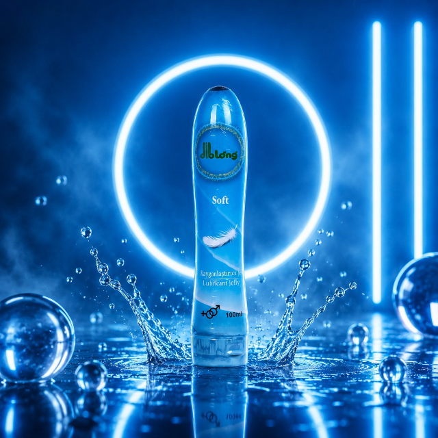 Diblong Lubricant Jelly Soft - lubrifiant pe bază de apă, cu textură groasă, delicat cu pielea, 100 ml (albastru)