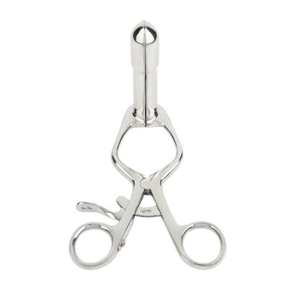 Dilatator anal MR. STEEL Barr Rectal Speculum Small, în formă de specul, din oțel inoxidabil, lungime 15 cm (mic), argintiu