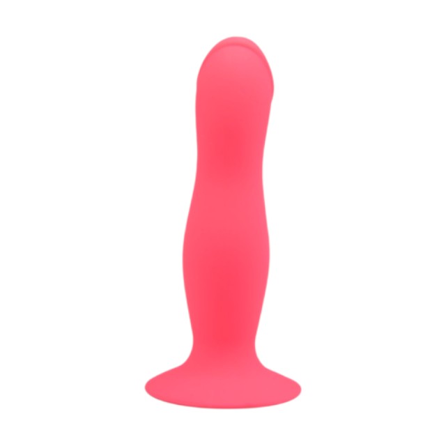 Dildo LOVING JOY 6” Silicone Dildo, bază cu ventuză pentru fixare, compatibil cu ham strap-on, lungime 15 cm, roz