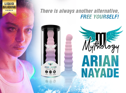 Dildo MYTHOLOGY - Arian Nayade, culoare Roz, 17 cm
