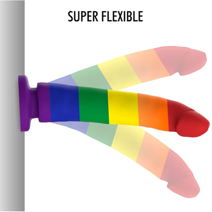 Dildo MYTHOLOGY - Devon, culoare Pride, marime M
