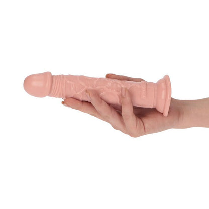 Dildo realist TOYZ4LOVERS Amedeo, bază cu ventuză pentru fixare, lungime 19 cm, culoare naturală deschisă